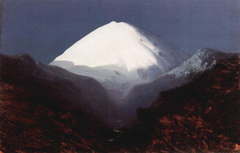 Der Elbrus, Mondnacht, Archip Iwanowitsch Kuindshi
